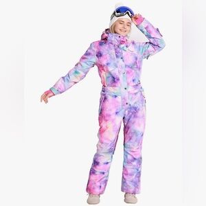 Bluemagic Womens Snowsuit One Pieces Ski Suits Jumpsuits Colorful Coveralls